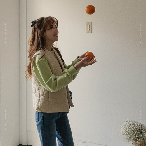 【特价 40% ★数量有限】 <FONT color=#5a3954>MADE LIN</font> Maybe Wave 棉质图案背心<FONT color=#d8a4a4>【尺码:女款(55~66)】</font>