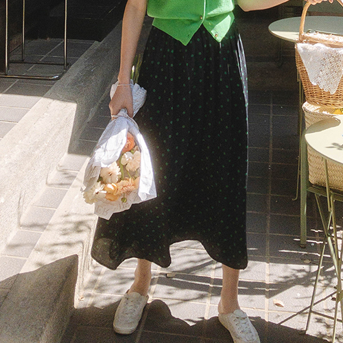 [LABEL] 藏青色波点皮草飘飘裙[size:F,1]