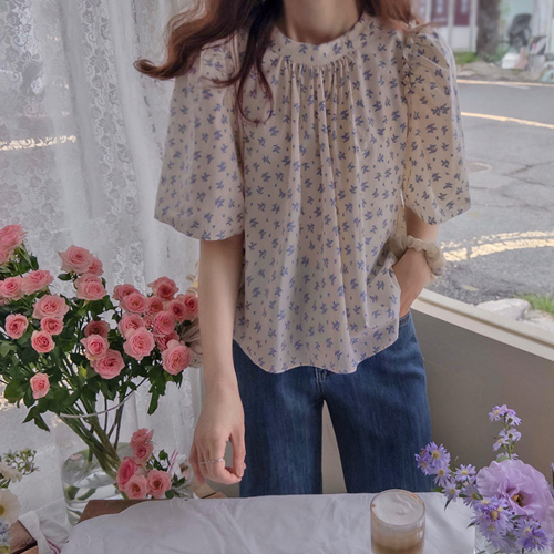 [LABEL] Rovner 花肩共享夏季滋润质朴可爱合身女装 [尺码：F(55~66)]