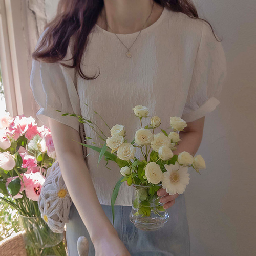 夏季棉花糖提花仿皱压花无皱女装【尺码：F(55~66)】