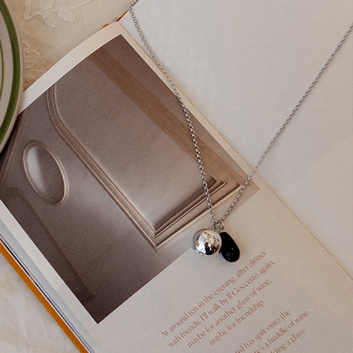 午夜银球长项链