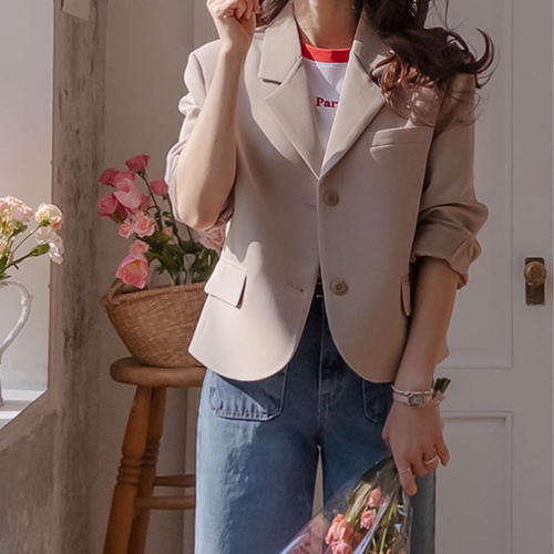 [LABEL] Brinde 干净紧致半露肩套装 [尺码:F (55~66)]