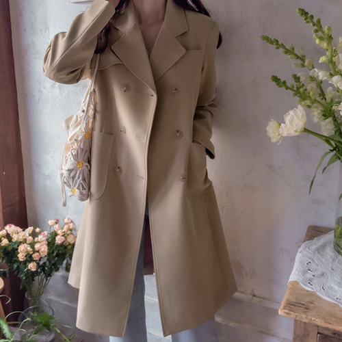 Richard Luxe 弹性贴合春季造型风衣外套 [尺码：F(55~66)]