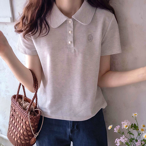 [LABEL] Coachelle Chewy Span Anjasu 爱心领莫代尔T恤 [尺码:F(55~66)]