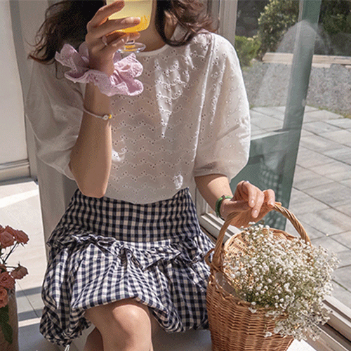 银色梅里印章花眼女装[尺码:F(55~66)]