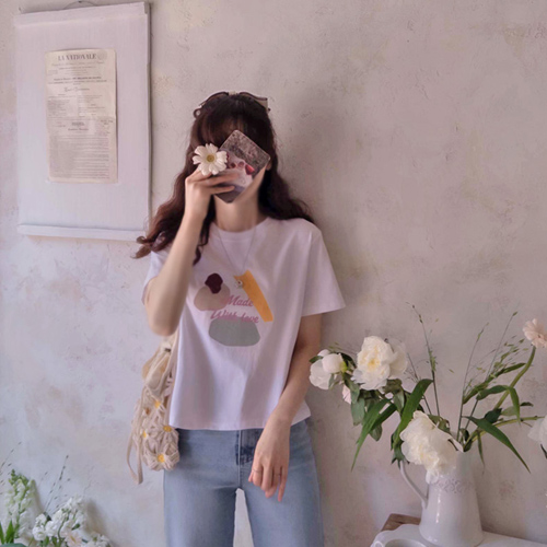 [LABEL] Season Love 20 件 Bio Water Wash 弹性紧致 T 恤 [尺码:F,1]