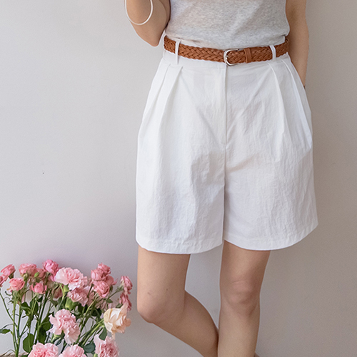 Anjuli Toppintuck 清凉夏日短上衣宽版松木长袖短裤 [size:F,L]