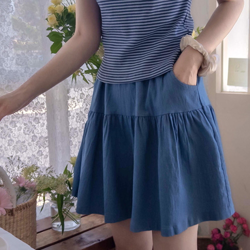 Juniper 夏季牛仔可爱清凉裙裤 [尺码:F(55~66)]