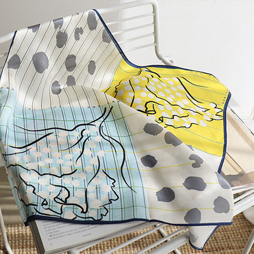 Marenda 混合真丝围巾