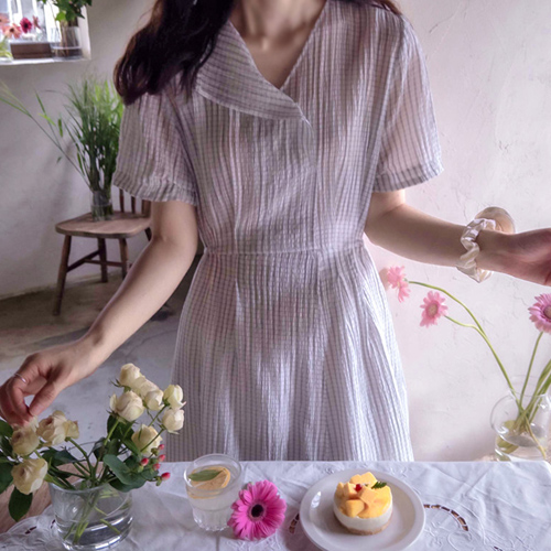 [LABEL] Clyde Siwon Tencel Light Seersucker 乐团 [size:F,1]