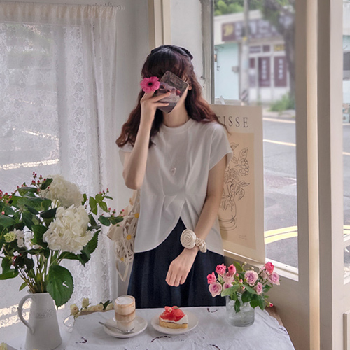 像Bean Summer Time一样，坚固耐用的T恤[尺码:F(55~66)、L(77)]