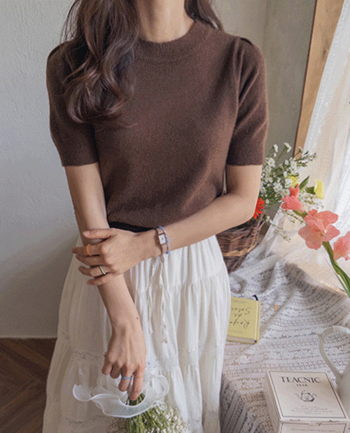 Lilian Daily 细褶羊毛氨纶针织衫 [尺码: F(55~66)]
