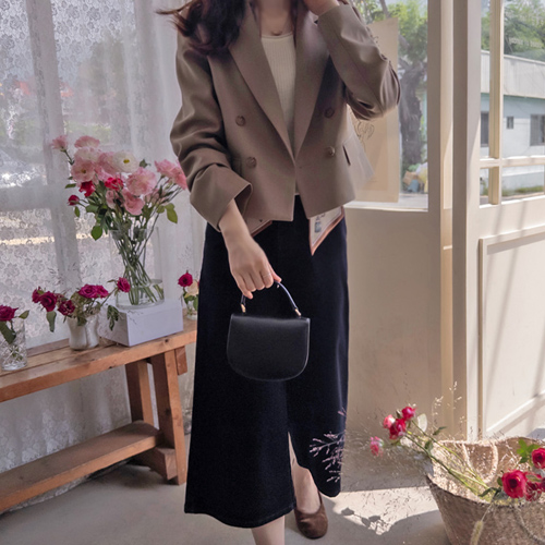 [LABEL] Diana 围巾可拆卸高密度奢华夹克 [尺码: F (55~66)]