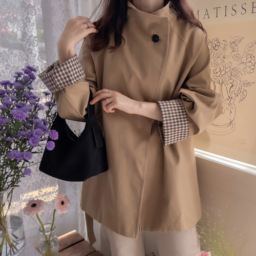 Suprane 格纹拼色一扣纯色高密度 Burberry [尺码: F (55~77)]