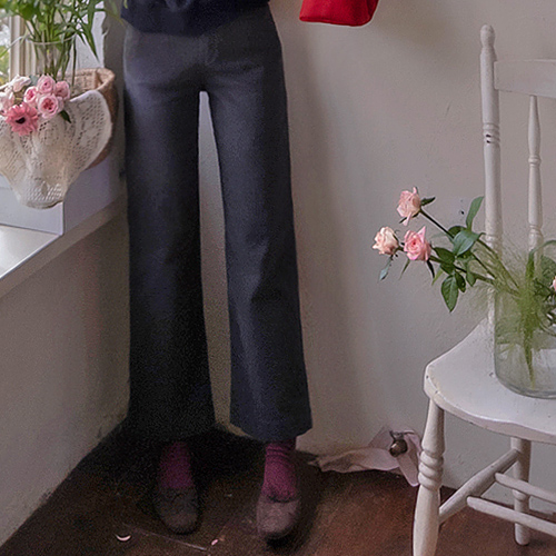 秋桃可爱口袋柔软潘玲莎绑带裤[尺码:S, M, L]