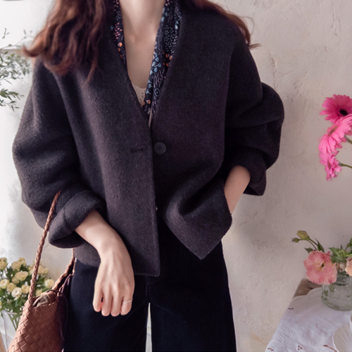 [LABEL] Blandia 单扣柔软手工外套套装 [尺码: F(55~77)]