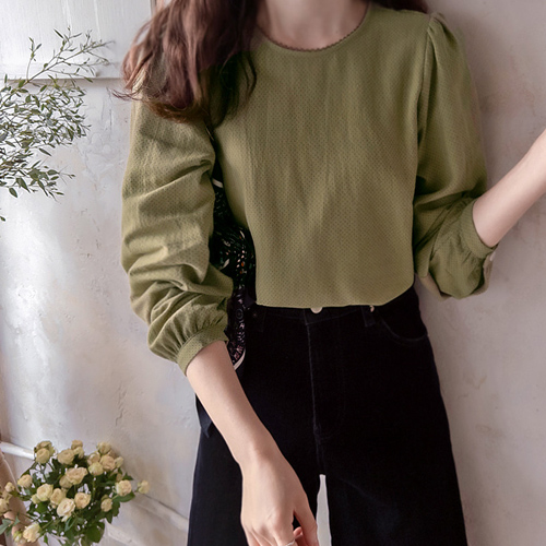 【特价优惠6000韩元】 <FONT color=#5a3954>MADE LIN</font> Meroa 可爱圆点女式连衣裙【尺码：F(55~66)】