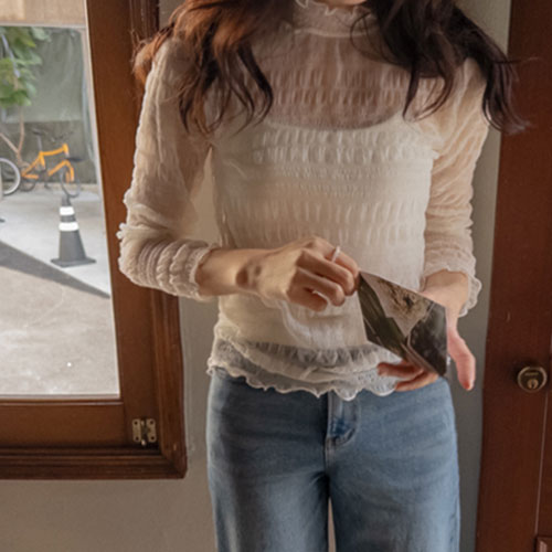 [LABEL] Love Wave Ban 高龄透明女装 [size:F,1]