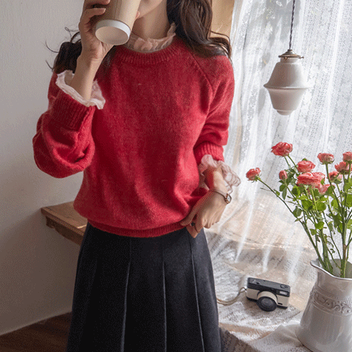 Radel 冬季日常 Bokashi 圆领针织衬衫 [尺码: F(55~66)]