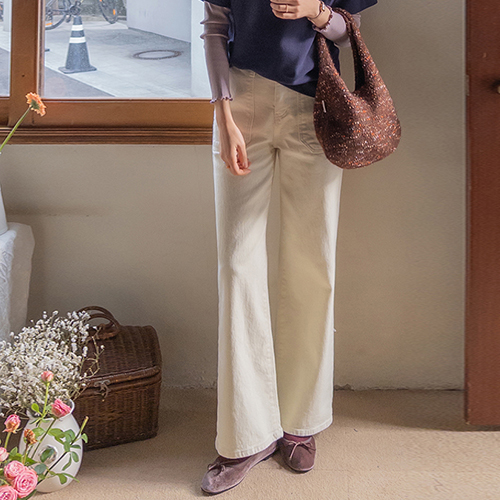 【衬里加绒】Cheninp独家保暖直筒宽牛仔裤【尺码：S、M、L】