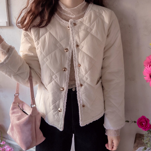 [LABEL] Angelis 斜纹软呢撞色保暖棉质连帽衫 [尺码：女款(55~66)]