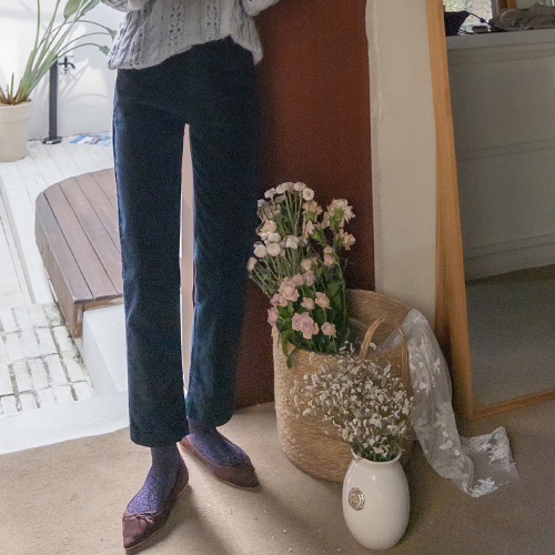 [Jjang Jjang Power][直筒版型][LABEL] 只有我知道它有多保暖的灯芯绒直筒裤 [尺码：S、M、L]