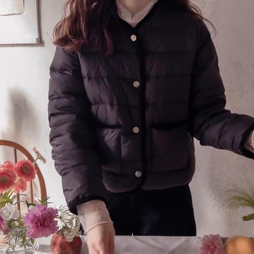 新款丝绒配色轻盈舒适厚绒保暖羽绒服 [尺码：F(55~66)]