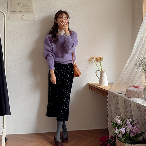 [最优惠 3,000 韩元折扣] <FONT color=#5a3954>MADE LIN</font> Sandy 迷你玫瑰丝绒裤 [尺码: F (55-66)]