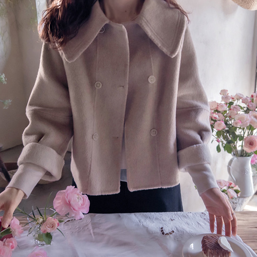 Henderson 可爱双面手工连帽外套 [尺码：女款(44~55)]