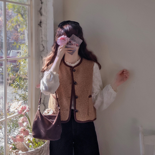 【新品特价，立减7000韩元】 <FONT color=#5a3954>MADE LIN</font> Bler 口袋马铠 [尺码：F (55~66)]