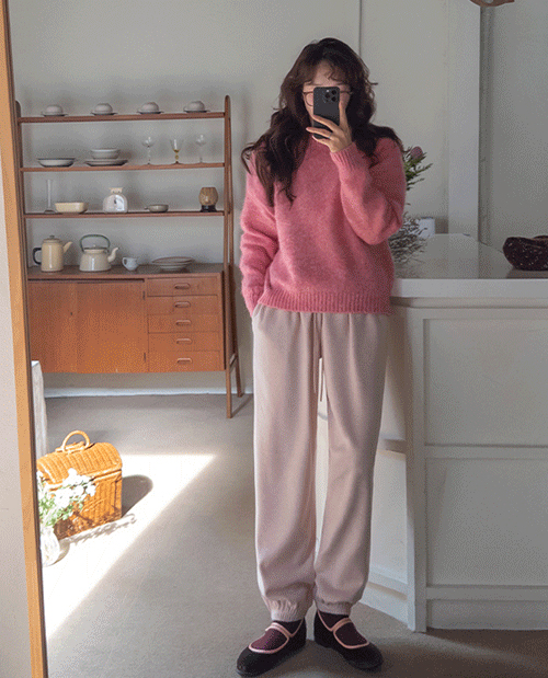 【颜色说明】Ponia 厚实柔软的博卡西羊皮针织外套【尺码:F (55-66)】