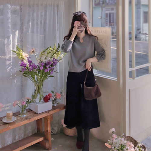 Andsharing Love Cara 柔软灵活的宽松针织衫 [尺码：F(55~66)]