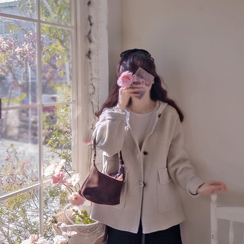 Shureiman Backpoint 可爱手工连帽外套 [尺码：F (55-66)]