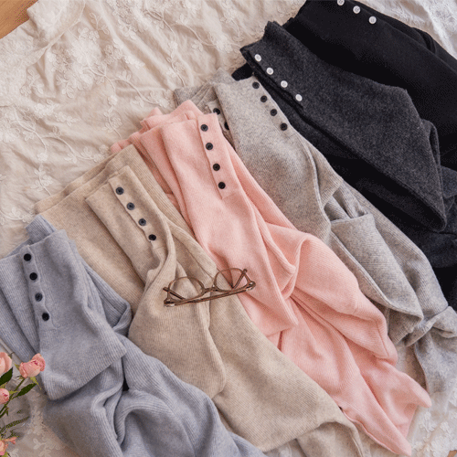 【含羊毛】舒适Riviere Polar领袖纽扣衬衫【尺码：女款(55~66)】