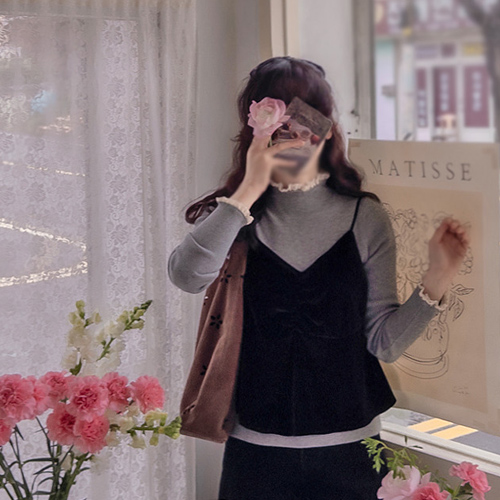 [LABEL] Schmidt Softness Pan Strap-justable Silk Bustier [尺码：F(55~66)]