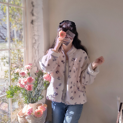 Shurdin 可爱花 Dotumtasumi 抓绒夹克 [尺码: F(55~66)]