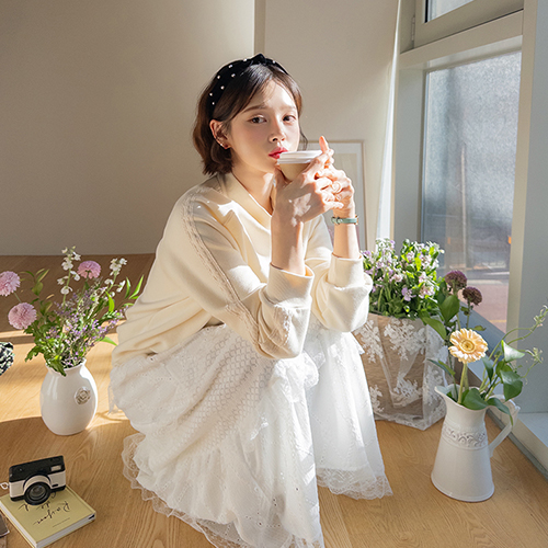 [LABEL] Murent 浪漫插肩运动衫T恤 [size:F(55~66)]