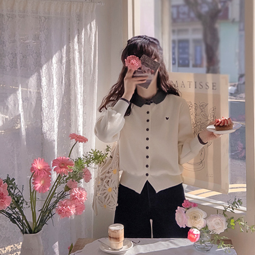 Schnabel 心形刺绣领 柔软氨纶开口 [尺码：F(55~66)]