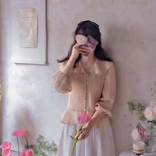 Anne François 春季天丝可爱领 高品质女装 [尺码：F(55~66)]