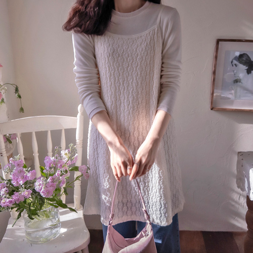 Jacqueline Emboflower Spanx 宽松合身半身裙 [尺码：F(55~66)]