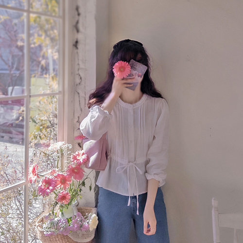 【特价优惠4000韩元】 <FONT color=#5a3954>MADE LIN</font>罗马风可爱写轮眼腰带女式连衣裙【尺码:F (55~66)】