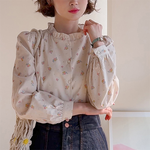 Kirel Boudron 灯芯绒可爱褶裥女裙 [尺码：F (55-66)]