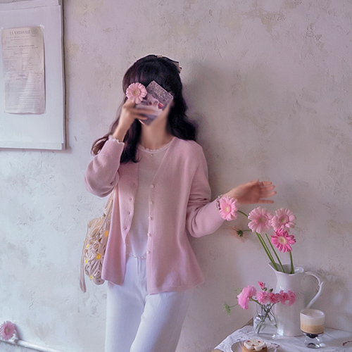 Haniz 可爱 Hulaine Holgarment 开衫 [size:F(55~66)]