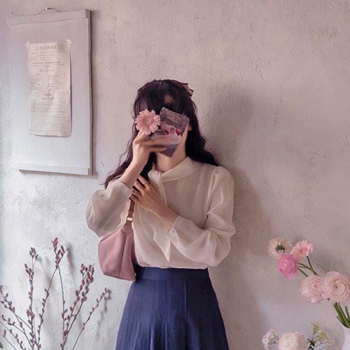 Florian Bomtai 后背点缀奢华女士衬衫 [尺码：F(55~66)]