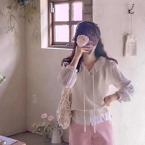 Scarlett's Soft Foxholga 春季羊毛背心 [尺码：F (55~66)]