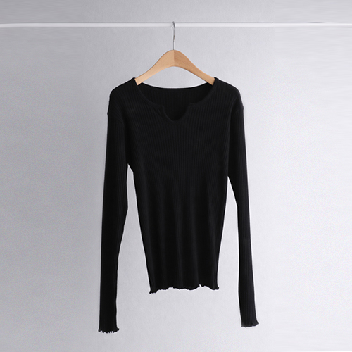 [样品促销] 基本款黑贴身T恤