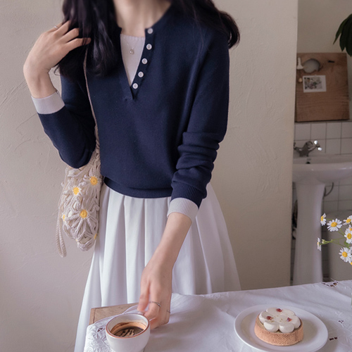 Keycent 爱心纽扣分层柔软贴身线布 [尺码：F(55~66)]