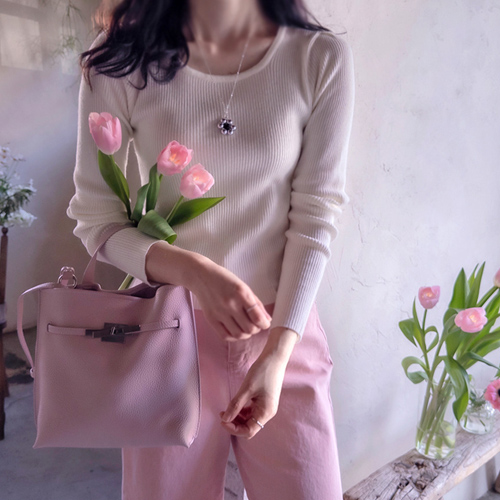 Praden Lovely Gold Softness Pan 修身 Spring Knit [尺码：F(55~66)]
