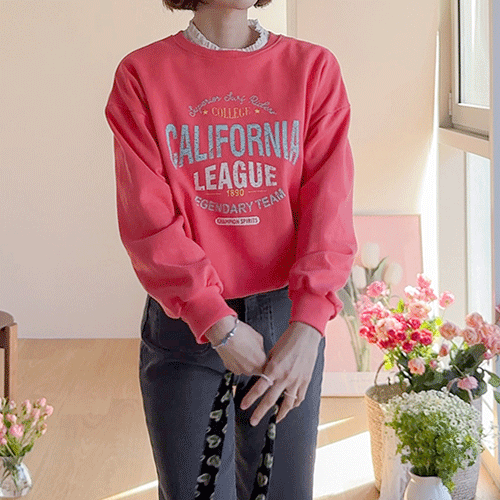 Jayon 宽松可爱字母运动T恤 [尺码：F (55-66)]