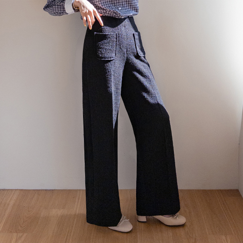 Blair 前口袋翻领裙 粗犷直筒裤 [尺码：S、M、L]